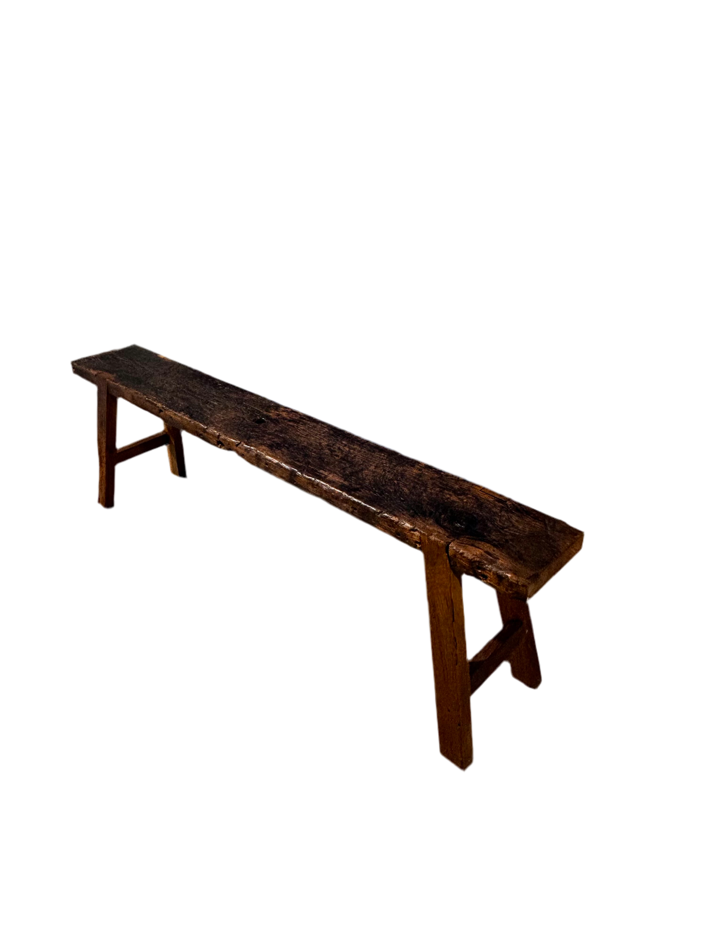 Vintage Indonesian Teakwood Bench Seat