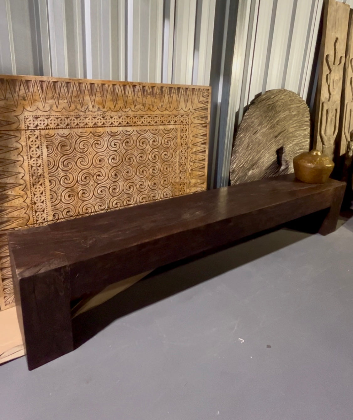 Large Indonesian Bench Seat