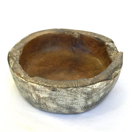 Carved Teak Bowl